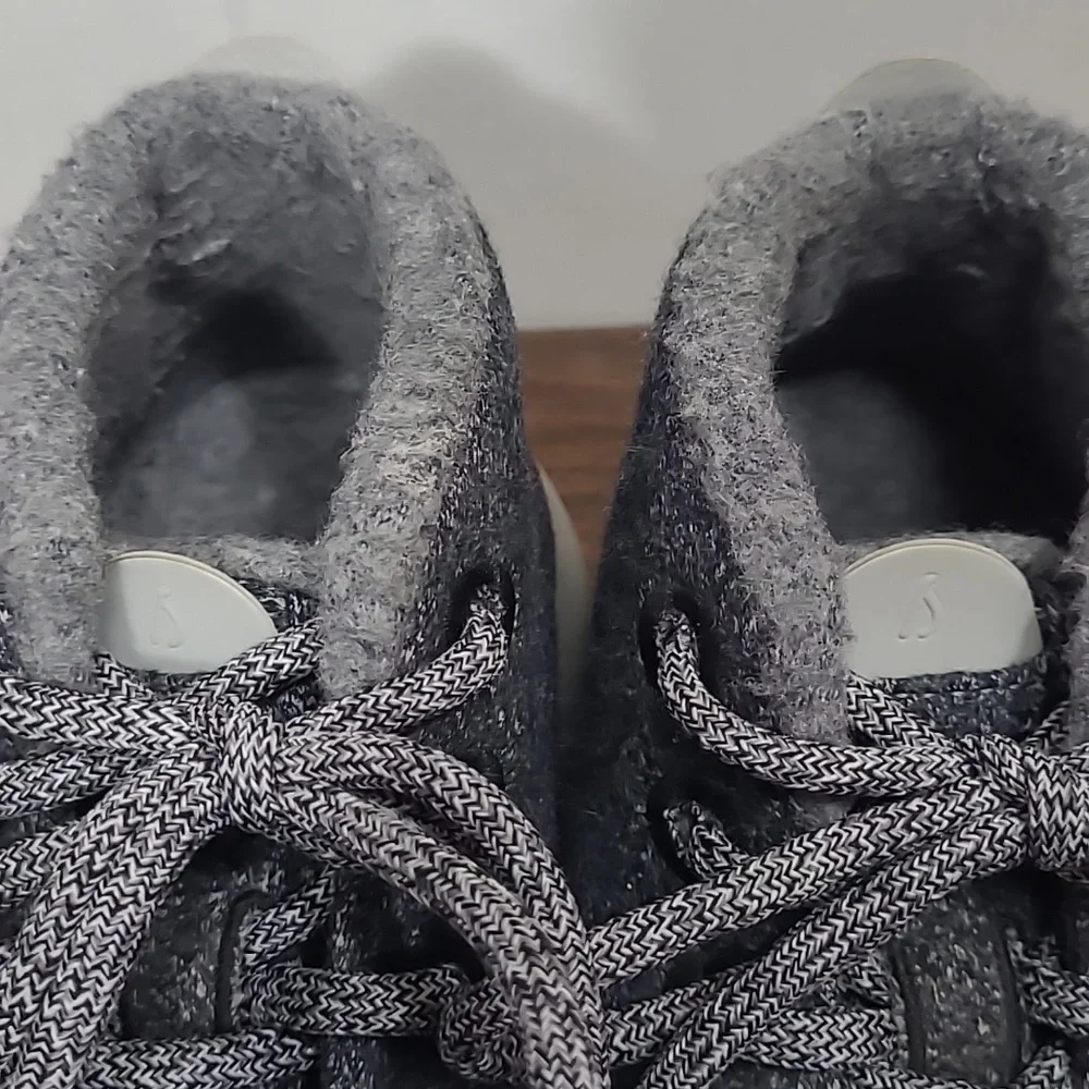 allbirds Mizzles High Top Sneaker Women's sz 8 Grey WRUM Wool Runner Up Shoes